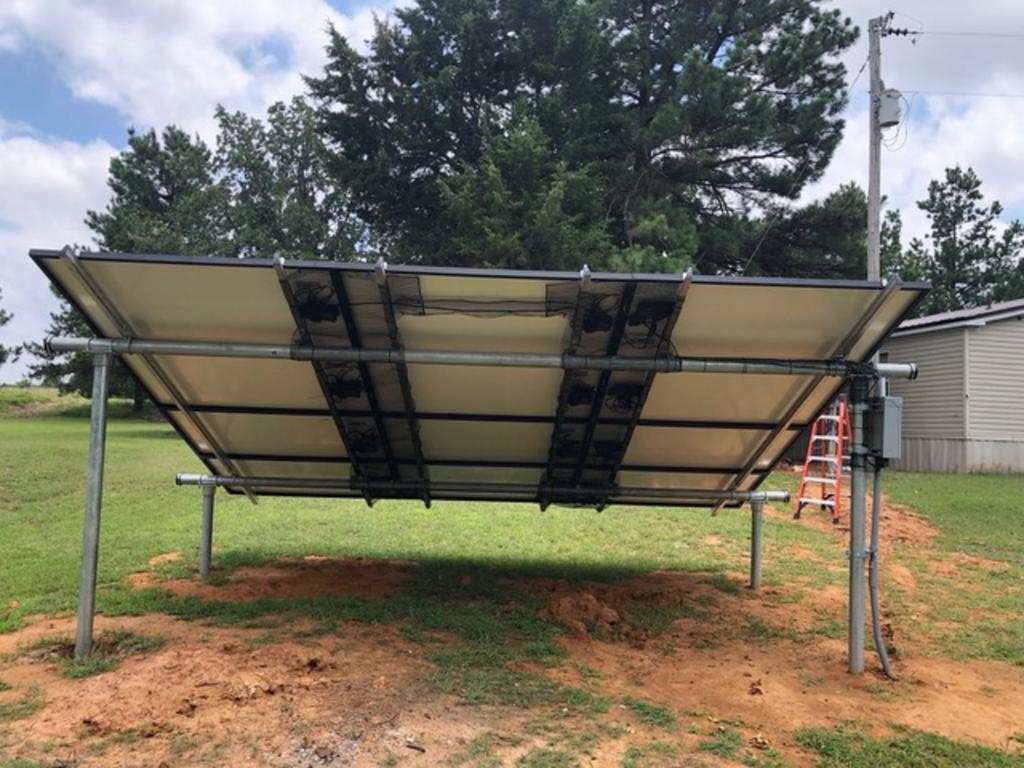 Solar Panels Using Sunlight Power