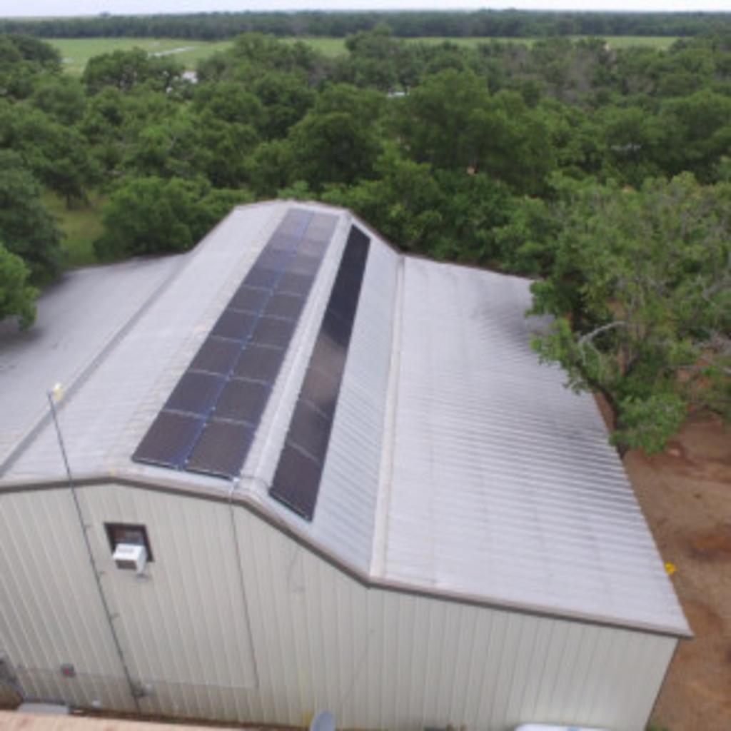 Solar Panels Attached