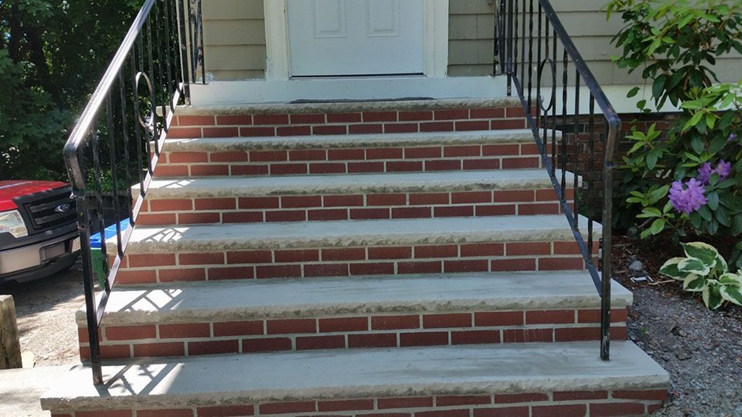Brick stairs — Chicopee, MA — Nova VC Construction & Cleaning