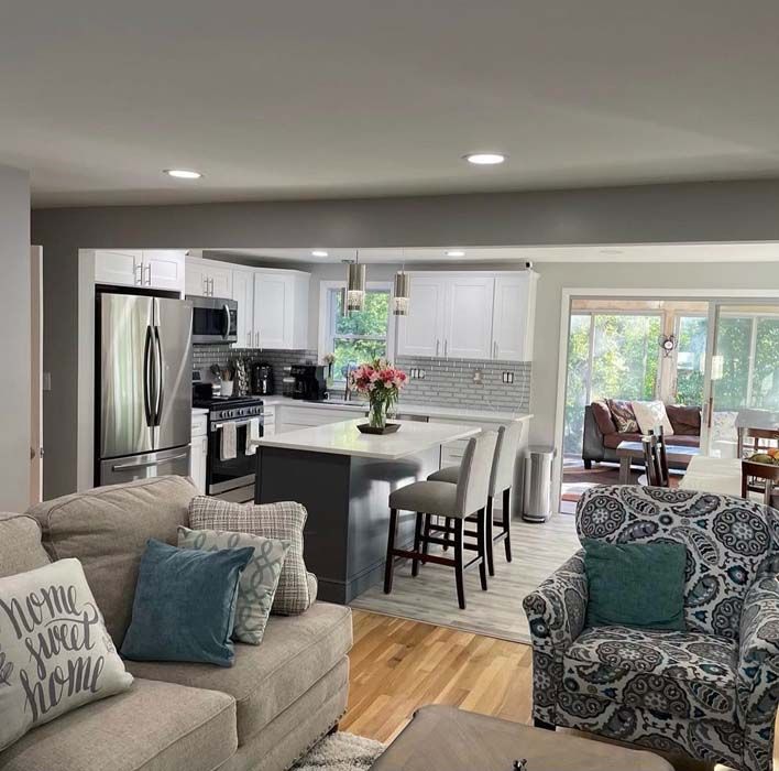 Kitchen island — Chicopee, MA — Nova VC Construction & Cleaning