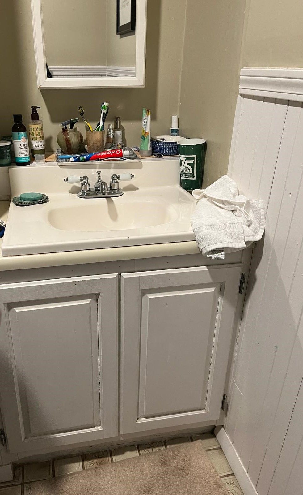 Before Sink Area Renovation — Chicopee, MA — Nova VC Construction & Cleaning