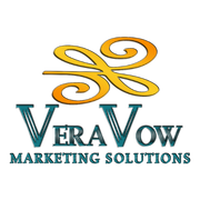 Vera wow marketing solutions logo on a white background