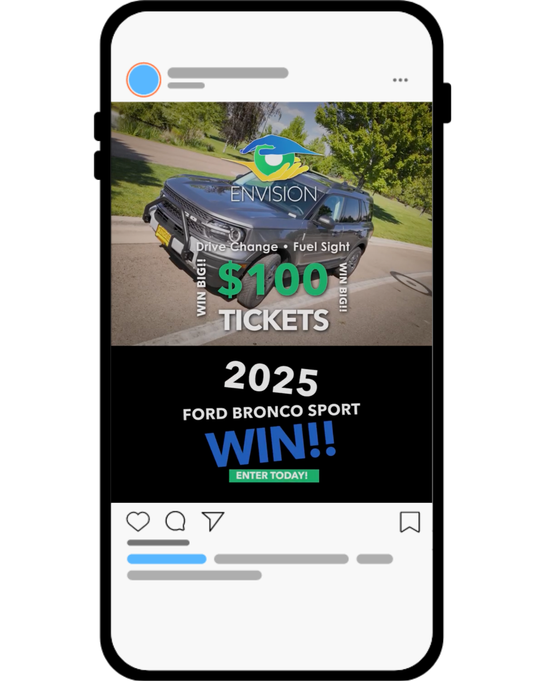 Social media marketing mockup on mobile devices