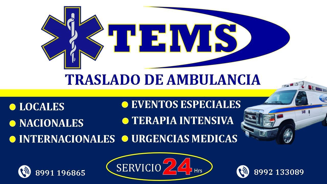 Ambulancias Tems - Terapia intensiva