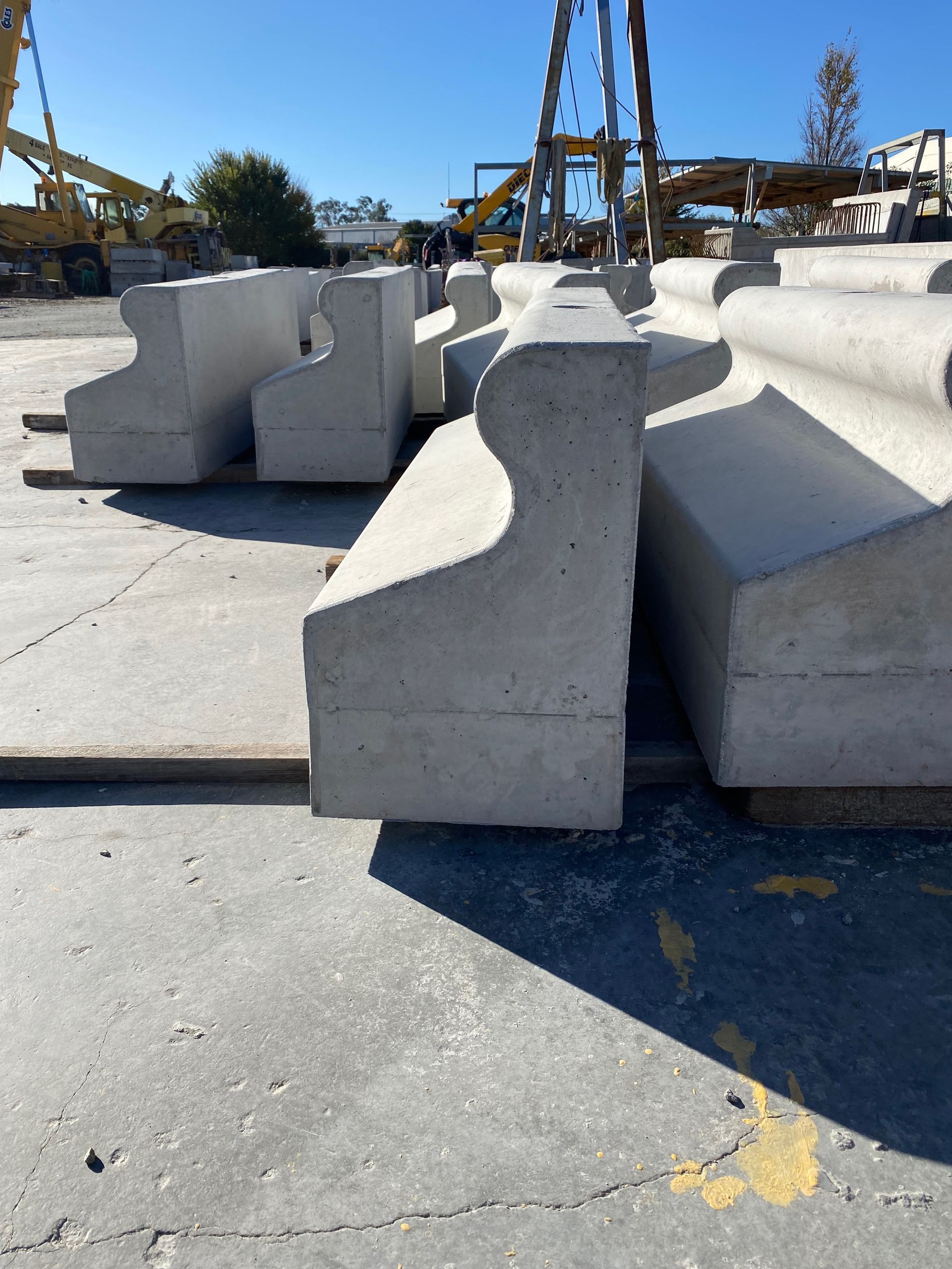 A Large Concrete Block with a shadow on the ground — Precast Concrete Solutions in Queanbeyan East, NSW