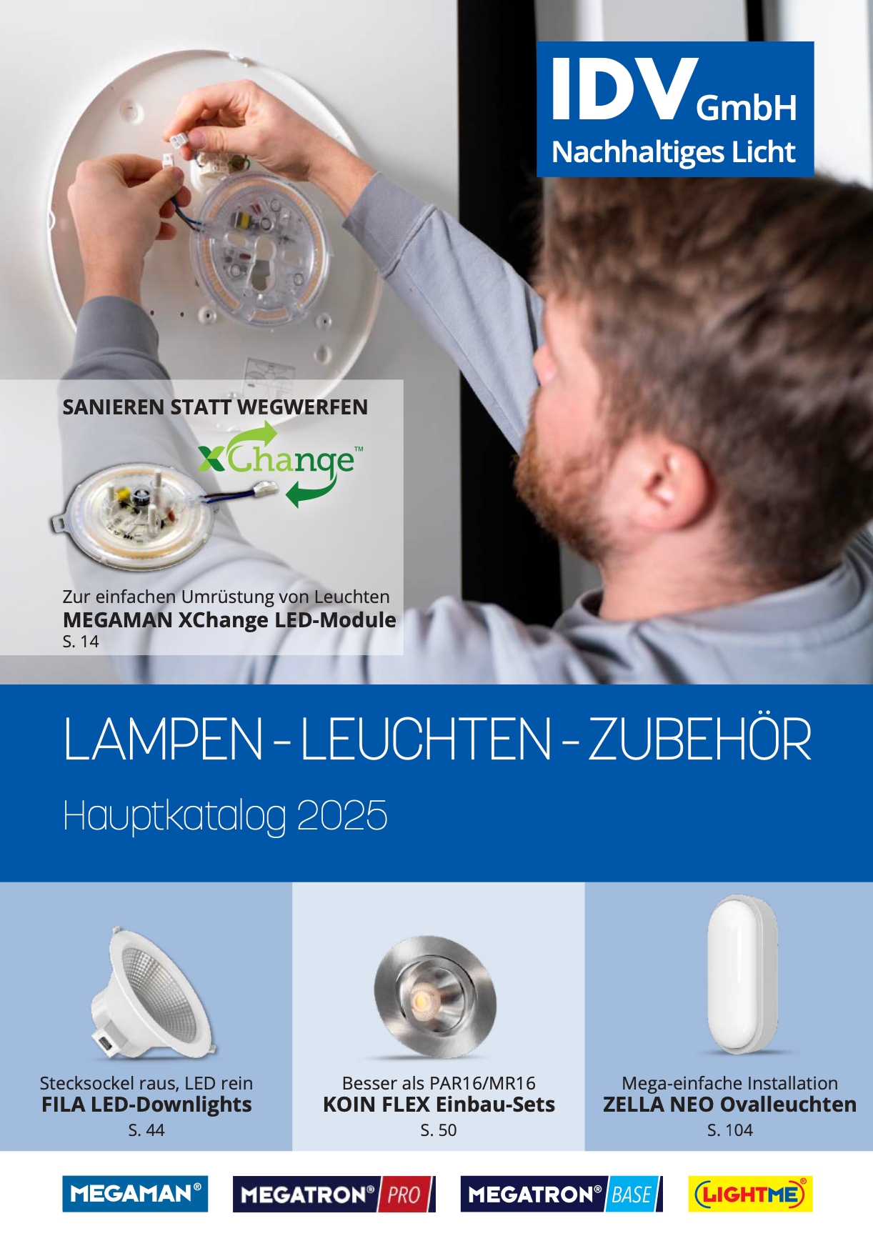 Megaman / Megatron / LightMe – LED Lampen & Leuchten – Katalog 2025