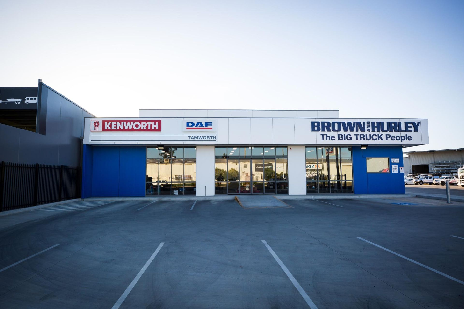 A Kenworth and Daf Truck Dealership — D&C Projects in Tamworth, NSW
