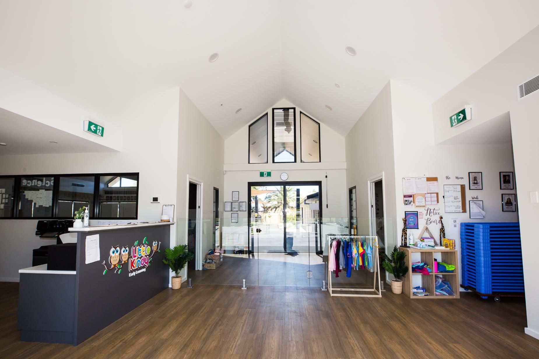 A Large Room with A Vaulted Ceiling and A Reception Desk — D&C Projects in Tamworth, NSW