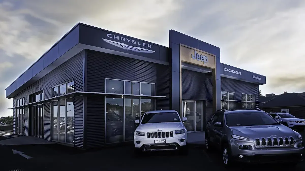 Woodley's Jeep Store Showcasing a Fleet of Two Cars — D&C Projects in Tamworth, NSW