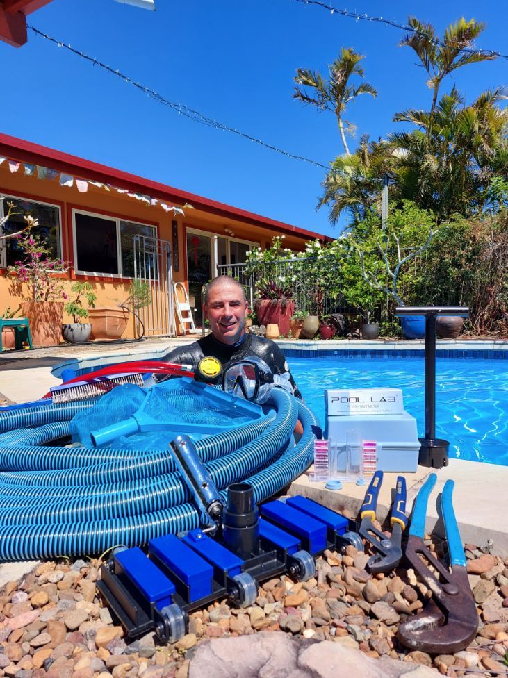 Paul And Equipments For Pool — Leak Detection & Swimming Pool Repairs in Ballina, NSW