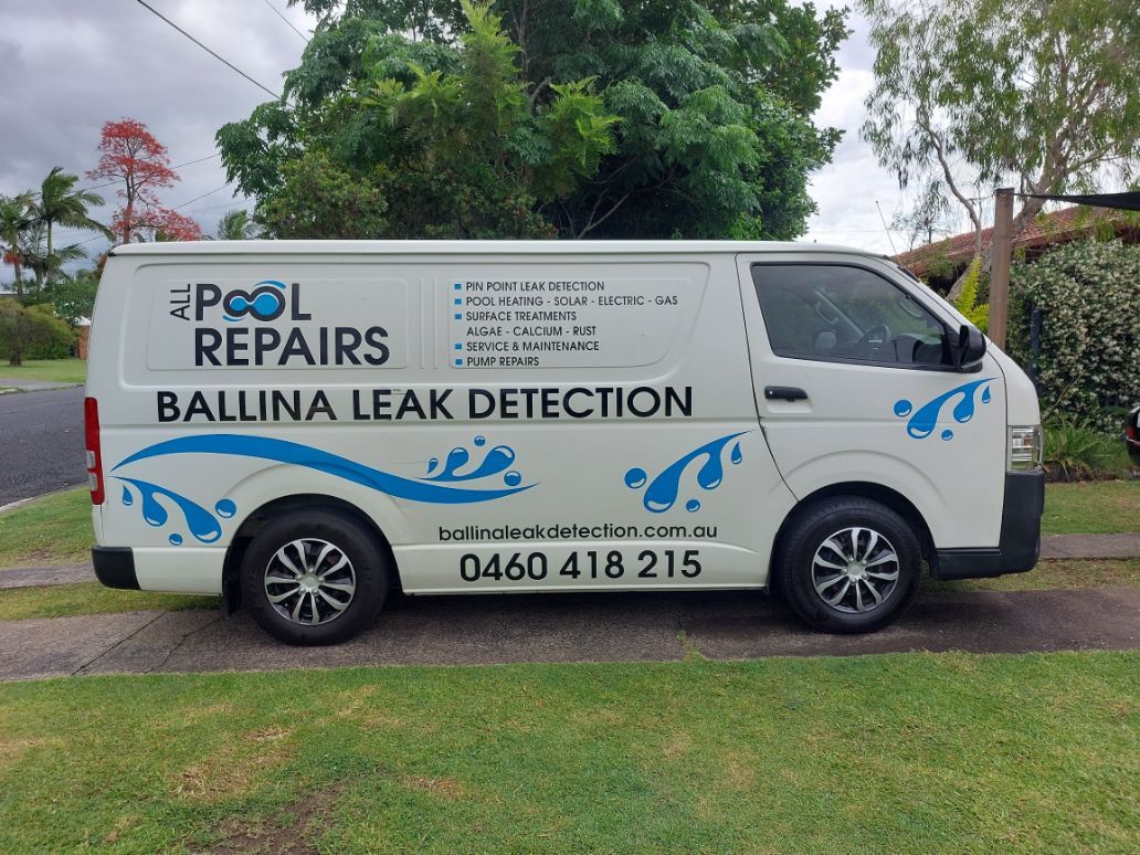 Ballina Leak Detection Service Vehicle — Leak Detection & Swimming Pool Repairs in Ballina, NSW
