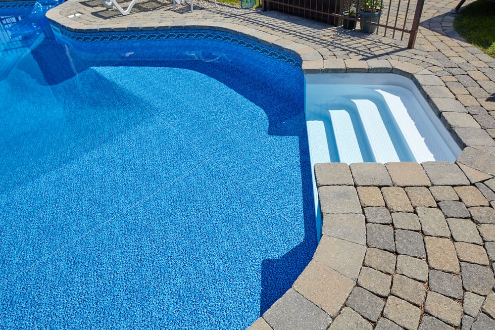 Swimming Pool With Vinyl Liner — Leak Detection & Swimming Pool Repairs in Ballina, NSW