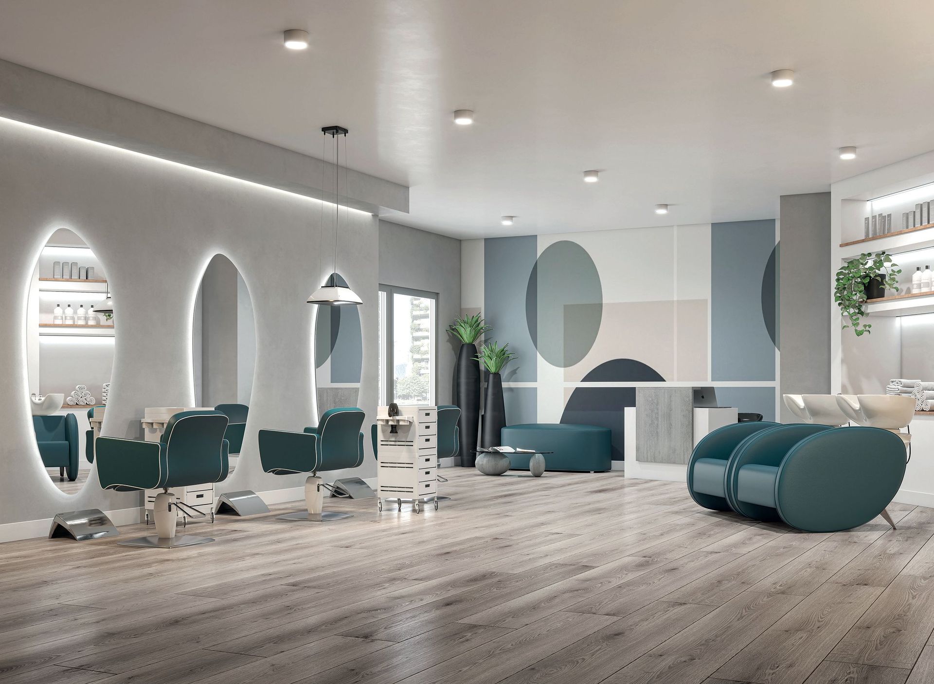 arredamento per parrucchieri e centri estetici