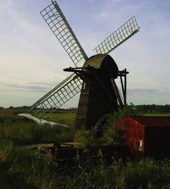 A large windmill