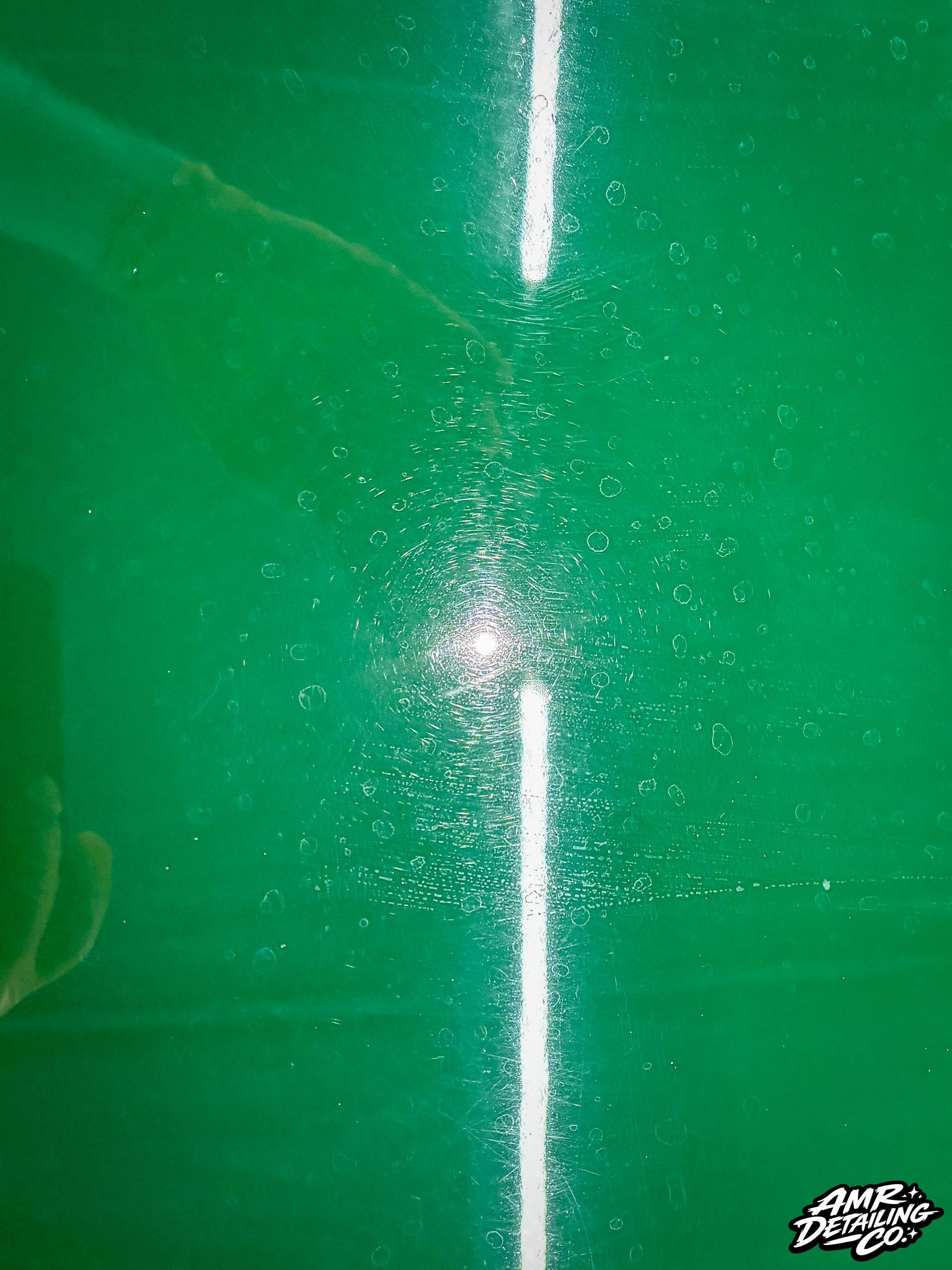 Swirls, Water-spots, isolated deep scratches 