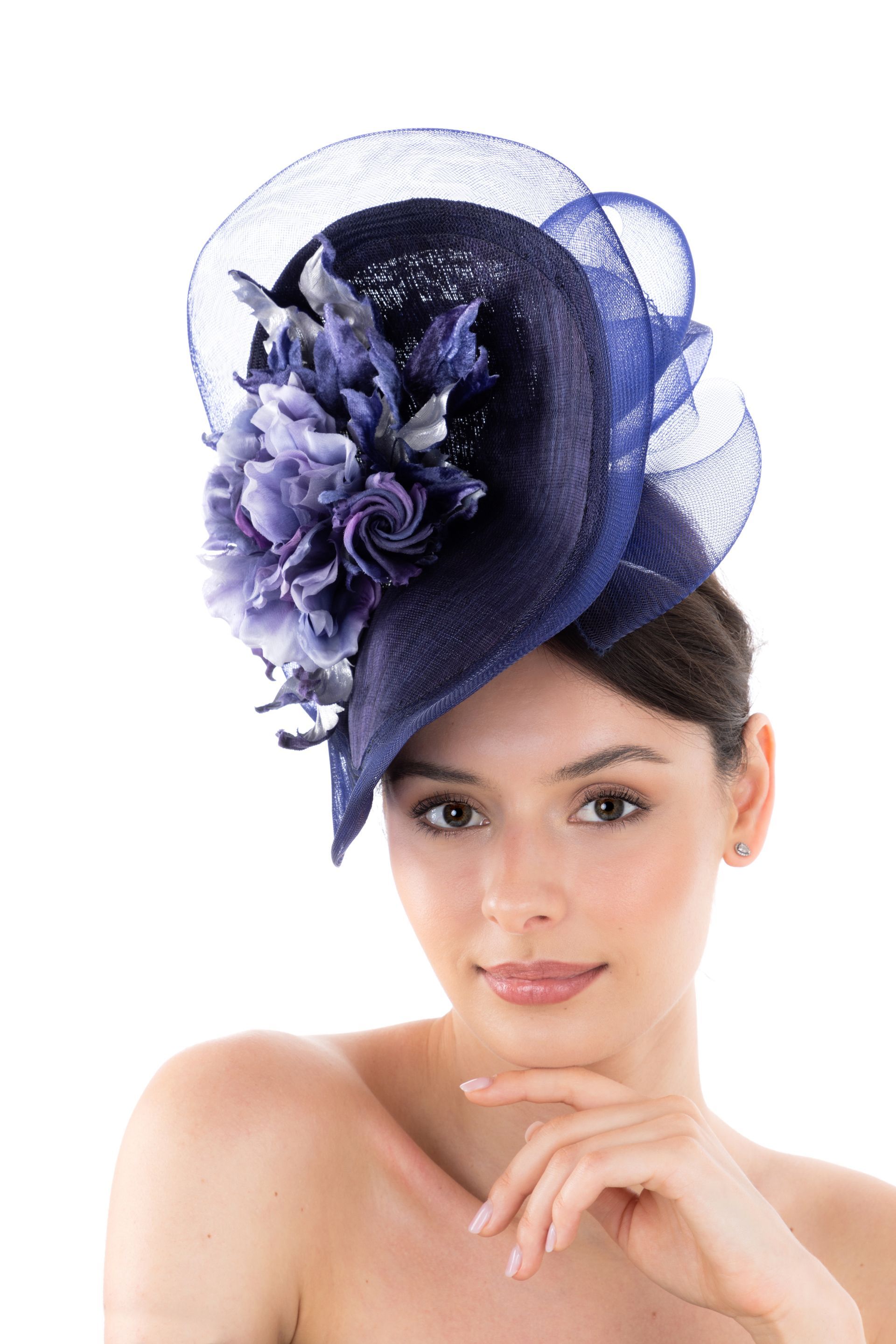 Royal Ascot Hat, Kentucky Derby, Cerise Pink Hat, Hats with Flowers, Fascinators, Special Occasion Hat, Wedding Hat, Mother of the Bride Hat, Bows, Fashionable, Haute Couture, Cheltenham