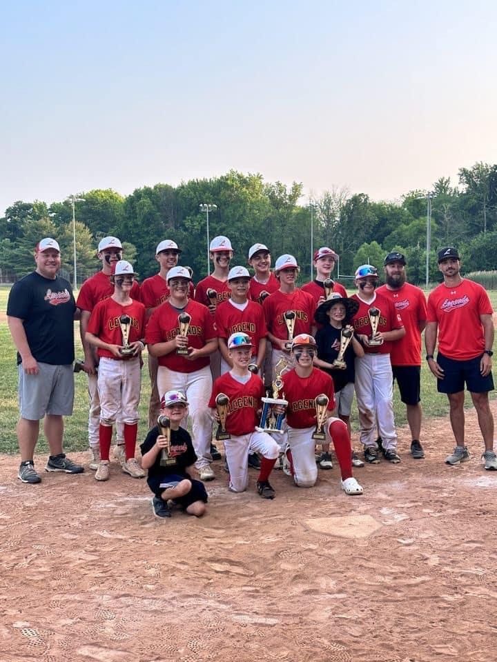 Team Holding Trophies — Elkton, MD — Maryland Legends Baseball