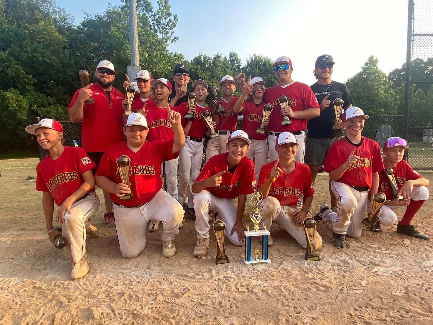 Team After Game — Elkton, MD — Maryland Legends Baseball