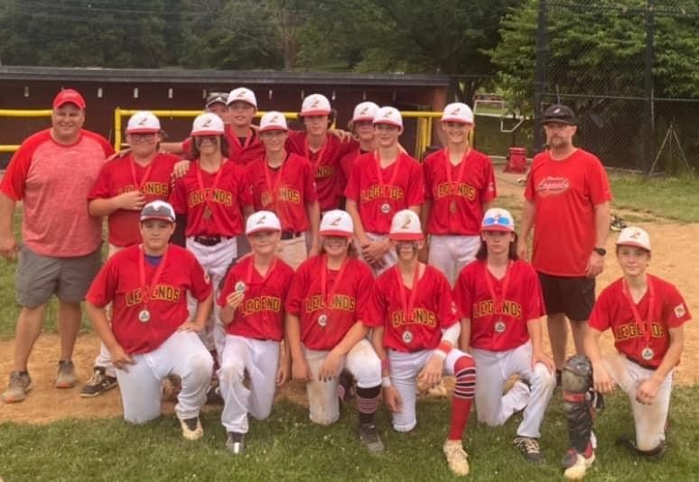 Baseball Team In Red — Elkton, MD — Maryland Legends Baseball
