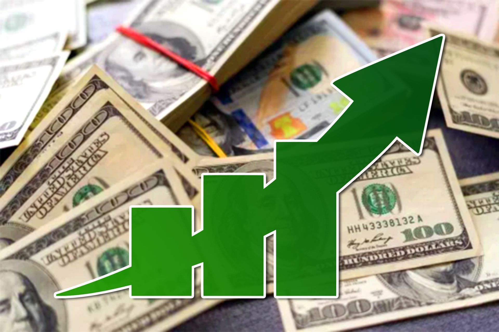 A Pile of Money with a Green Arrow Pointing up | Great Bend, KS | P&S Electric