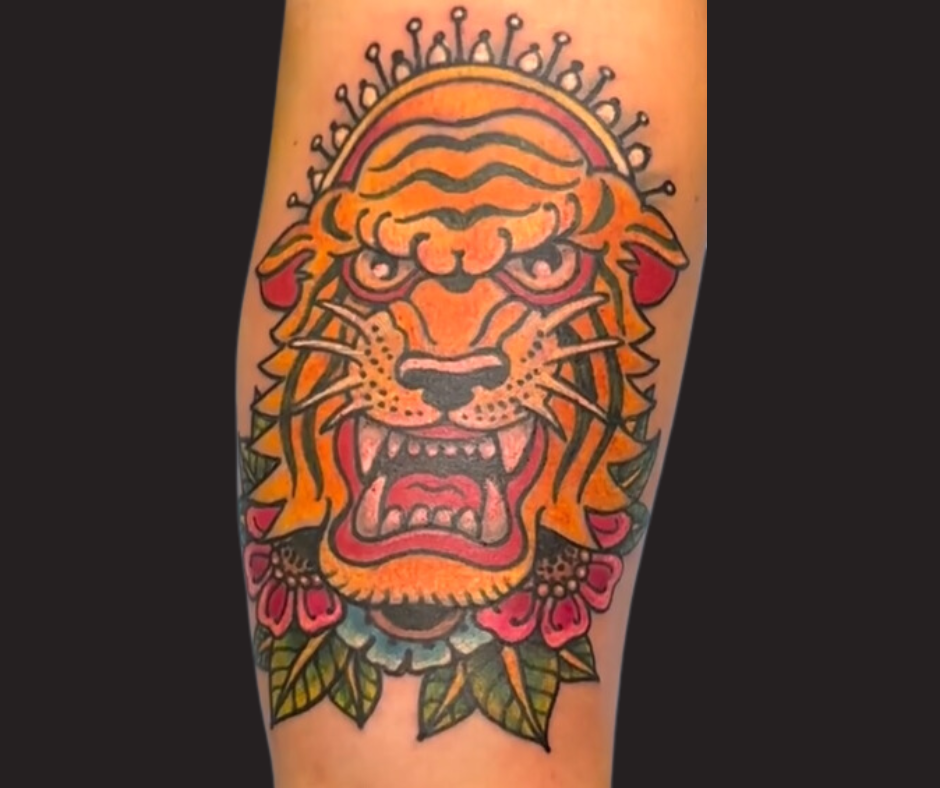 Asian Inspired Tiger Tattoo