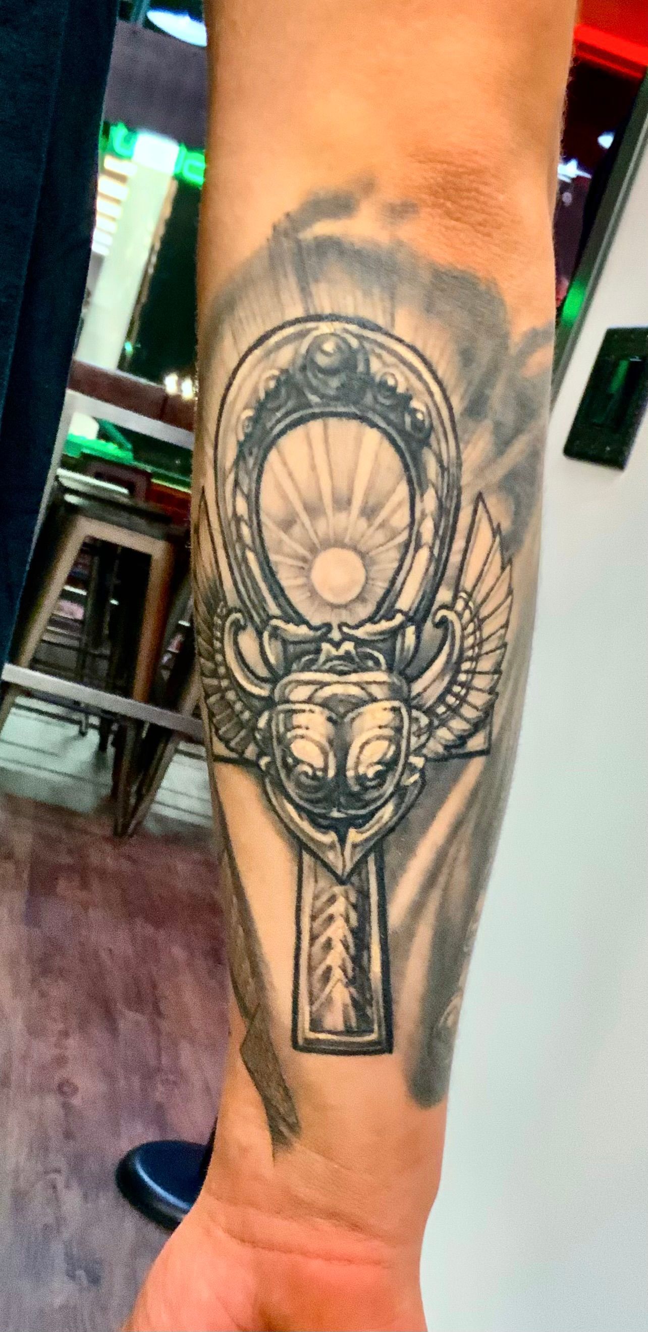 Egyptian Ahnk tattoo