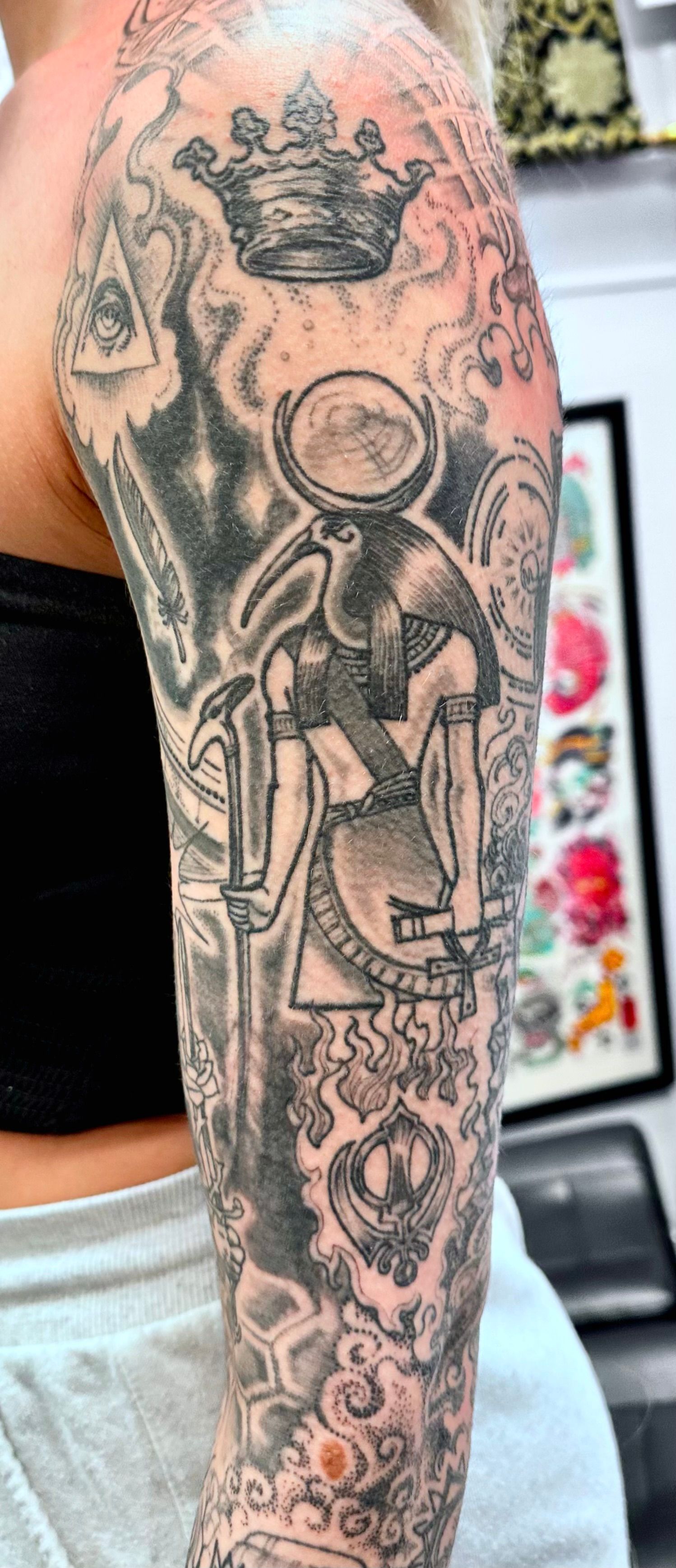 Arcane sleeve tattoo