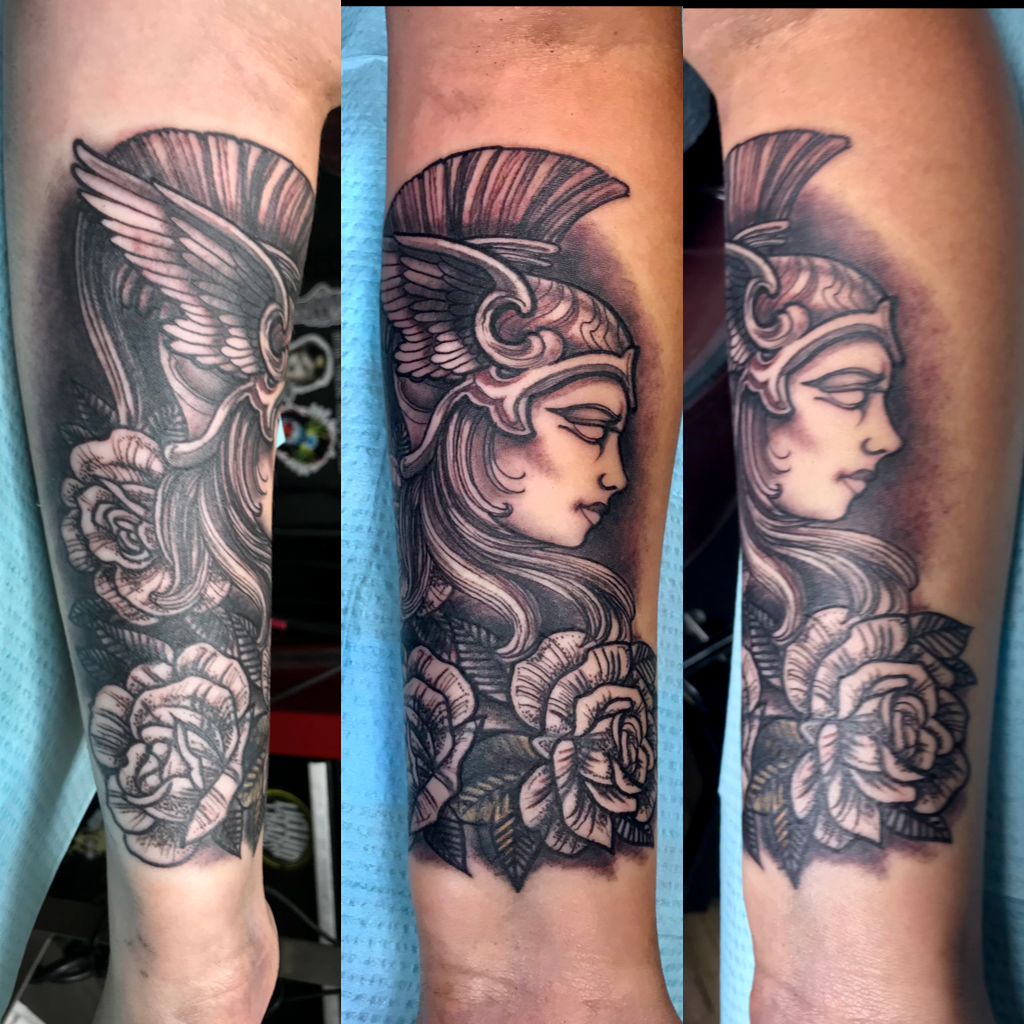 Athena tattoo