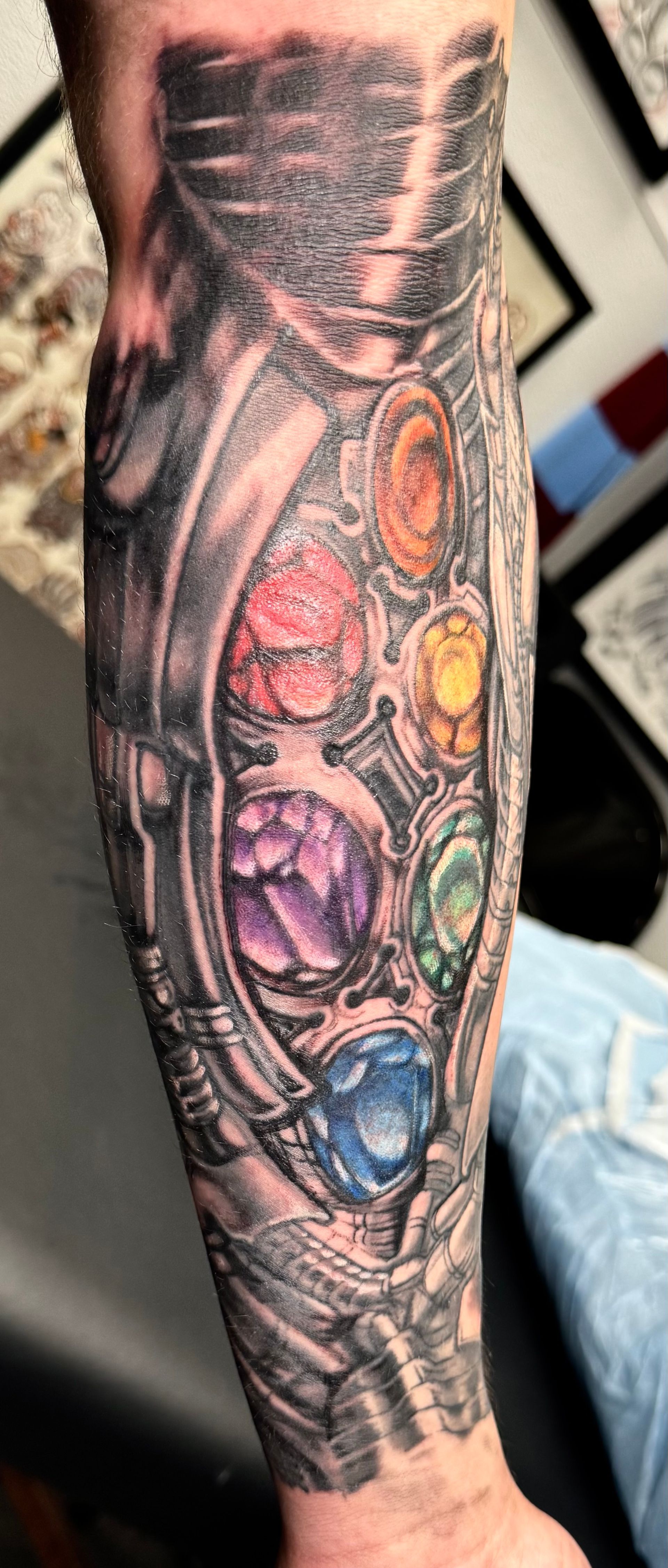 Close Up of Transformer Tattoo