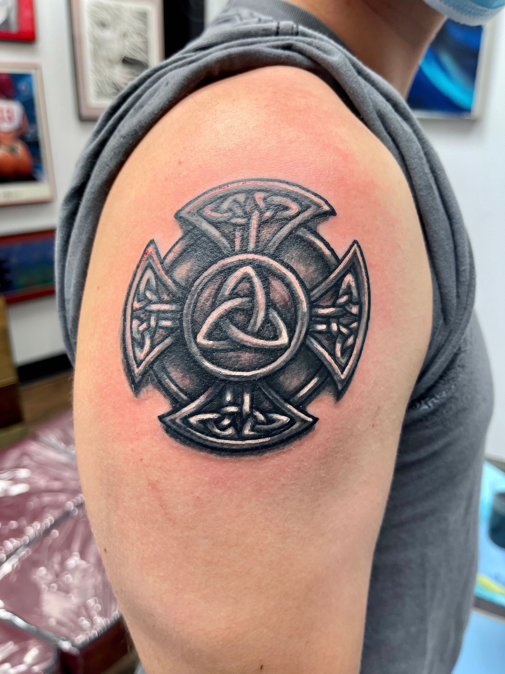 Celtic circle tattoo