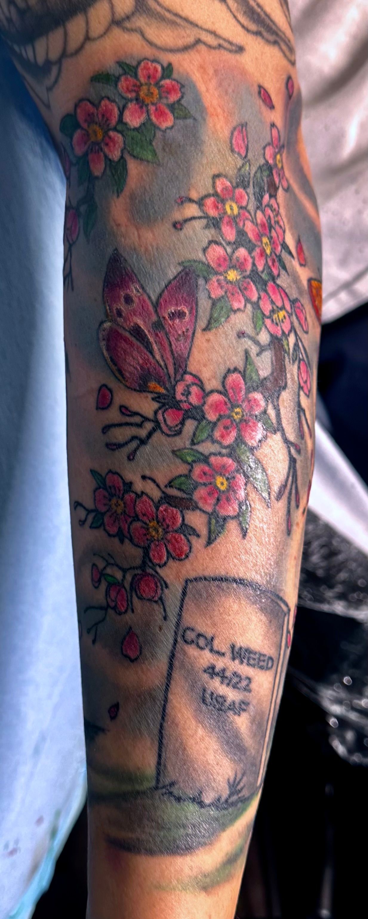 Cherry blossoms tattoo