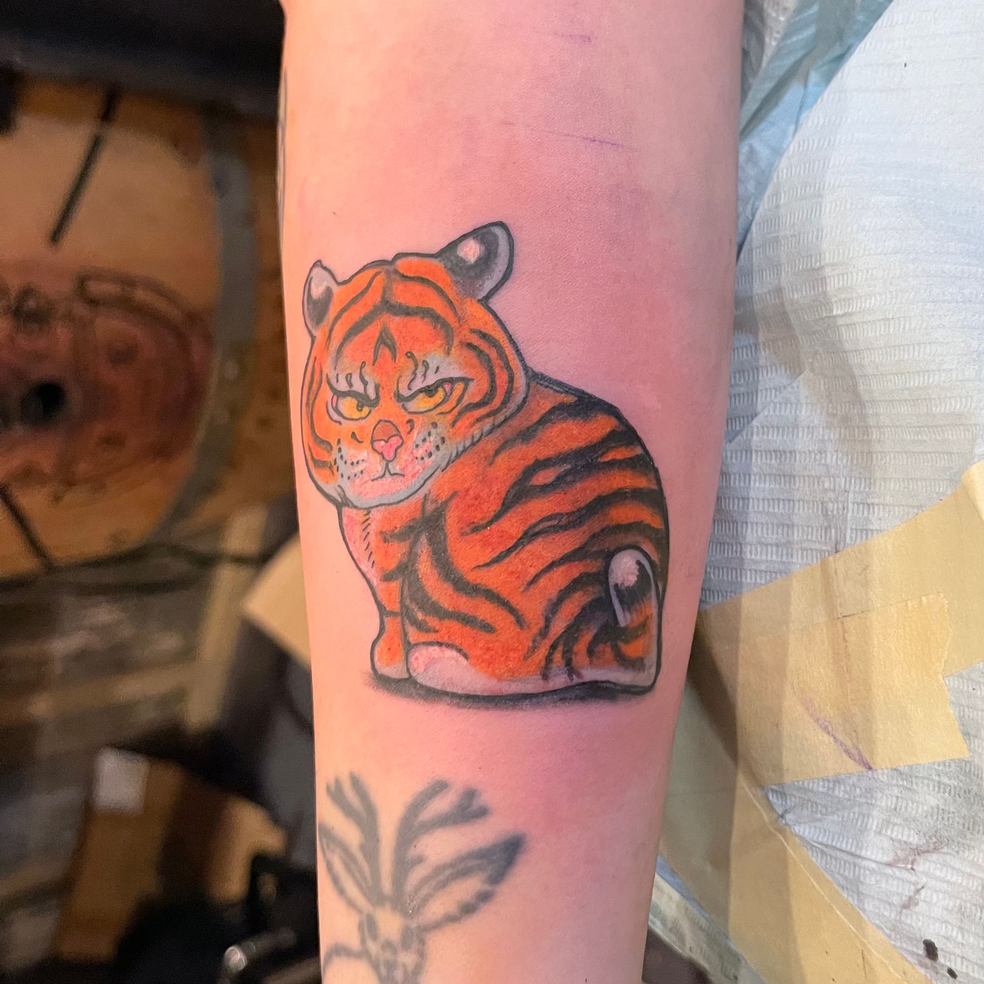 Mad Chubby Tiger Tattoo