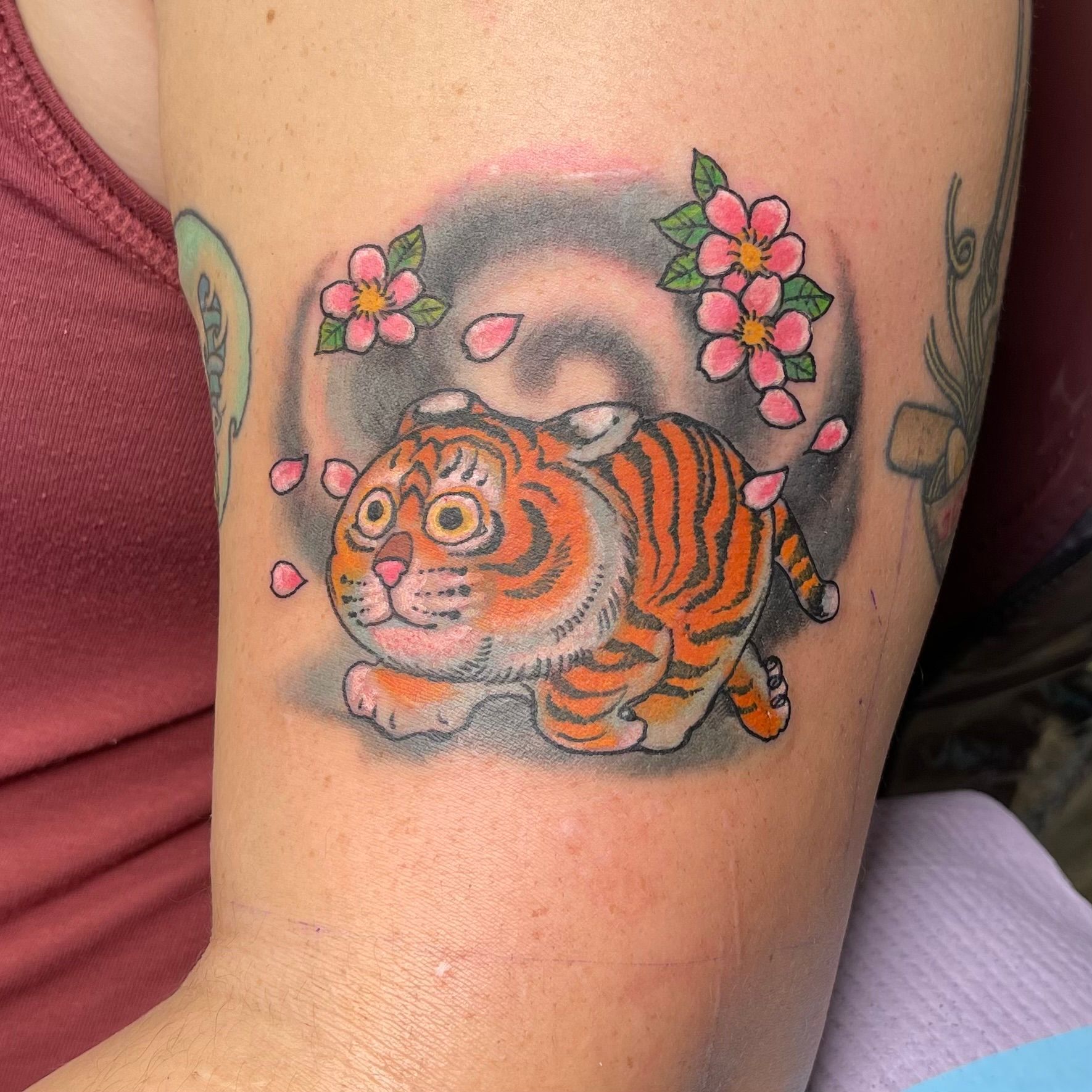 Tiger Chubby Tattoo