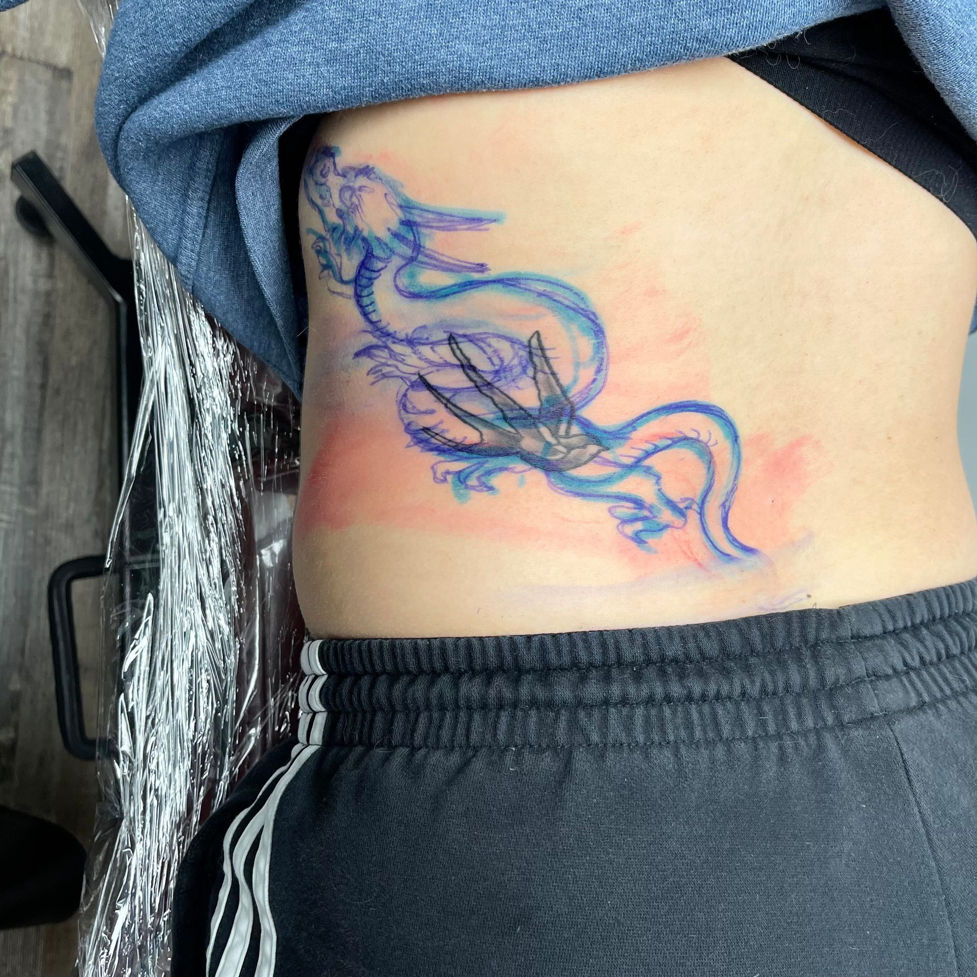 Dragon tattoo for cover up