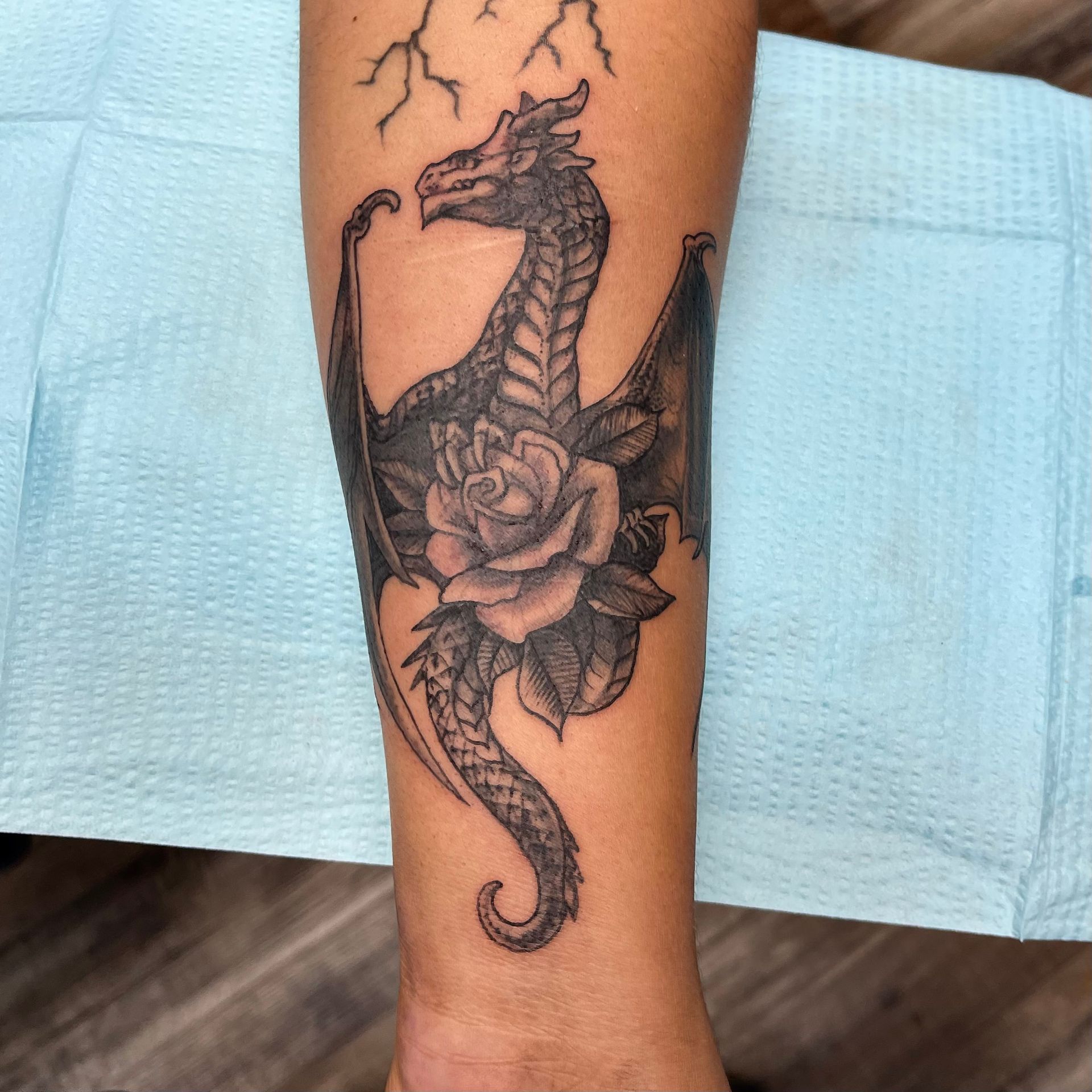 Fantasy Dragon Tattoo