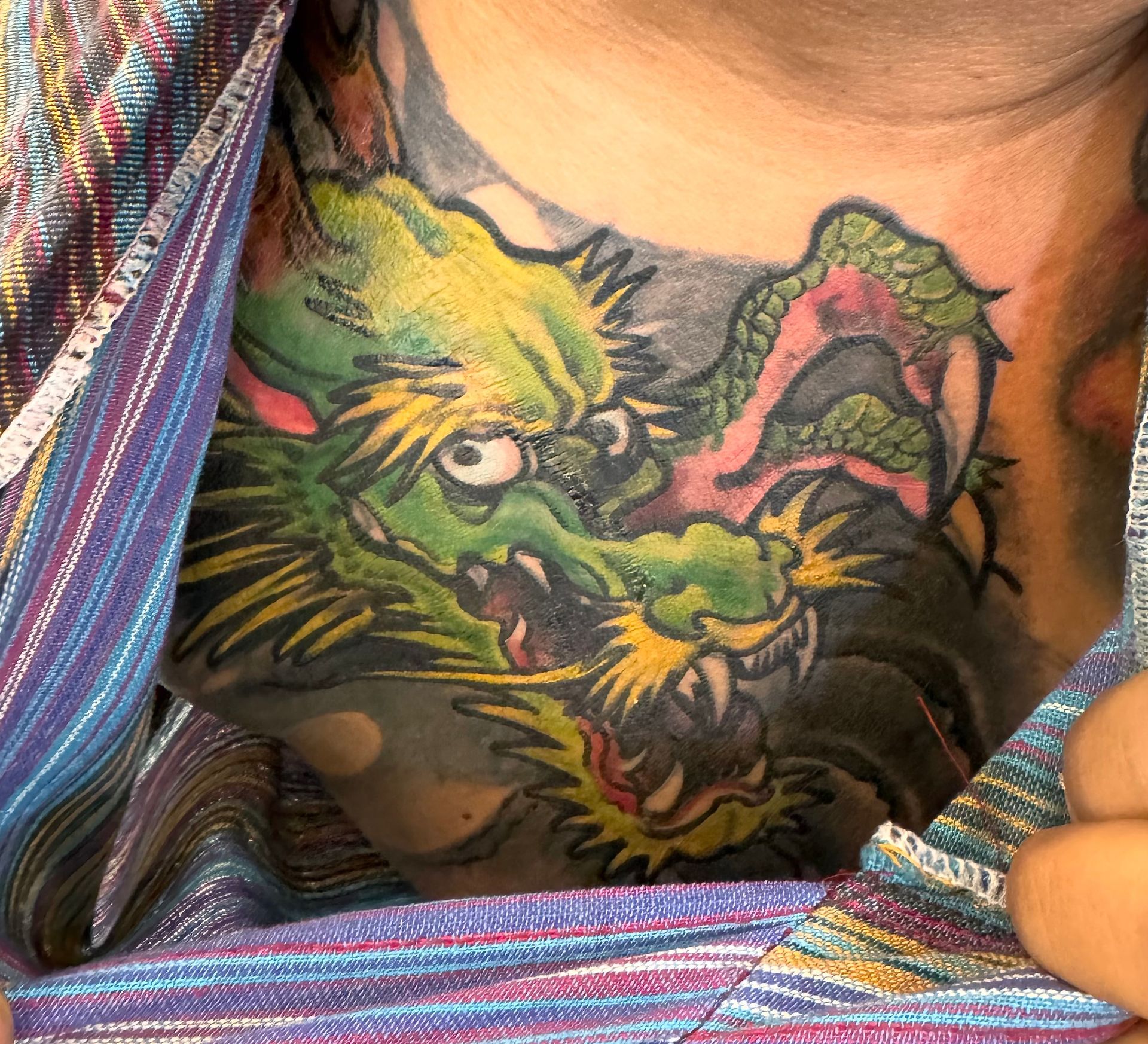 Dragon head tattoo