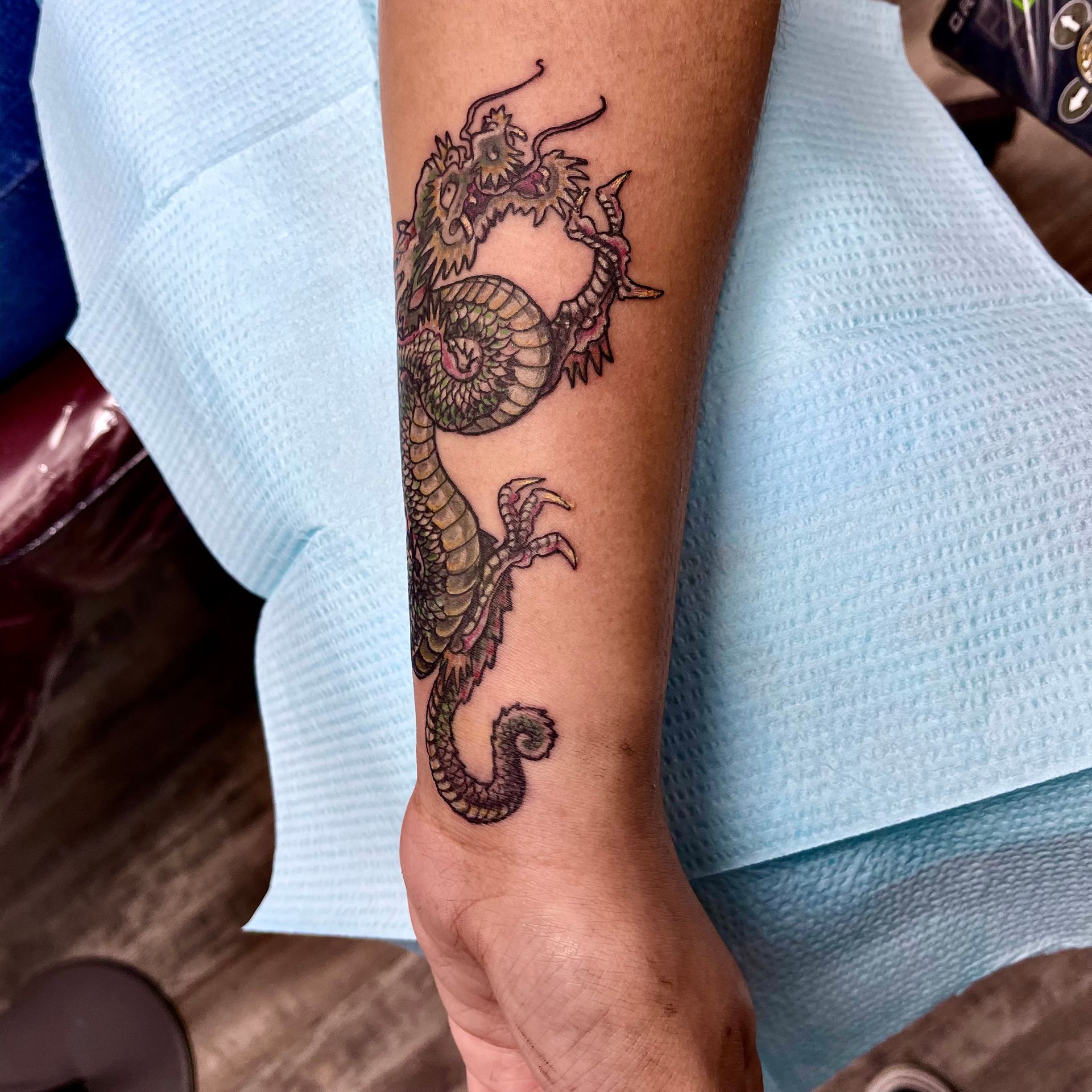 Asian Dragon Tattoo
