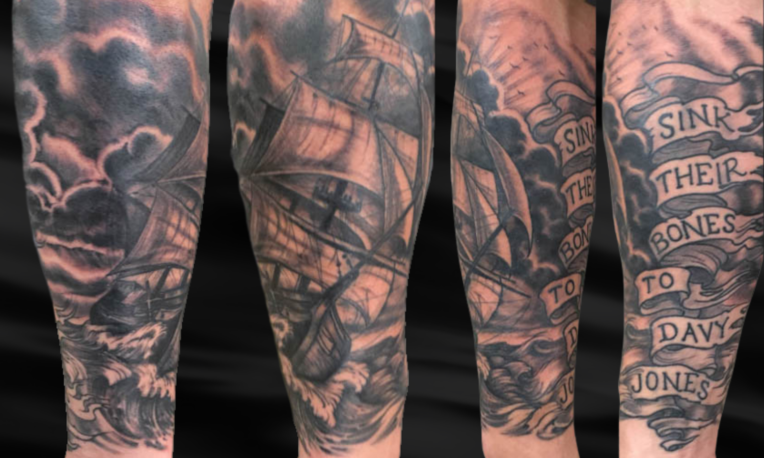 tattoo of sailing ship