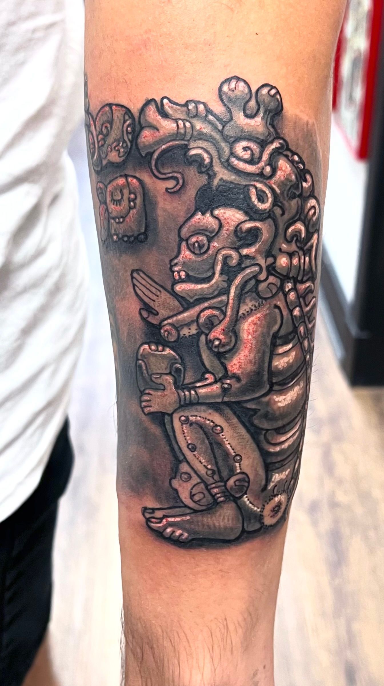 Mayan Glyph tattoo