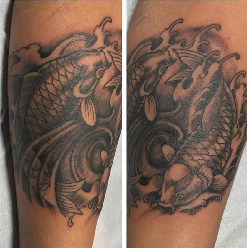 Coy Fish Tattoo