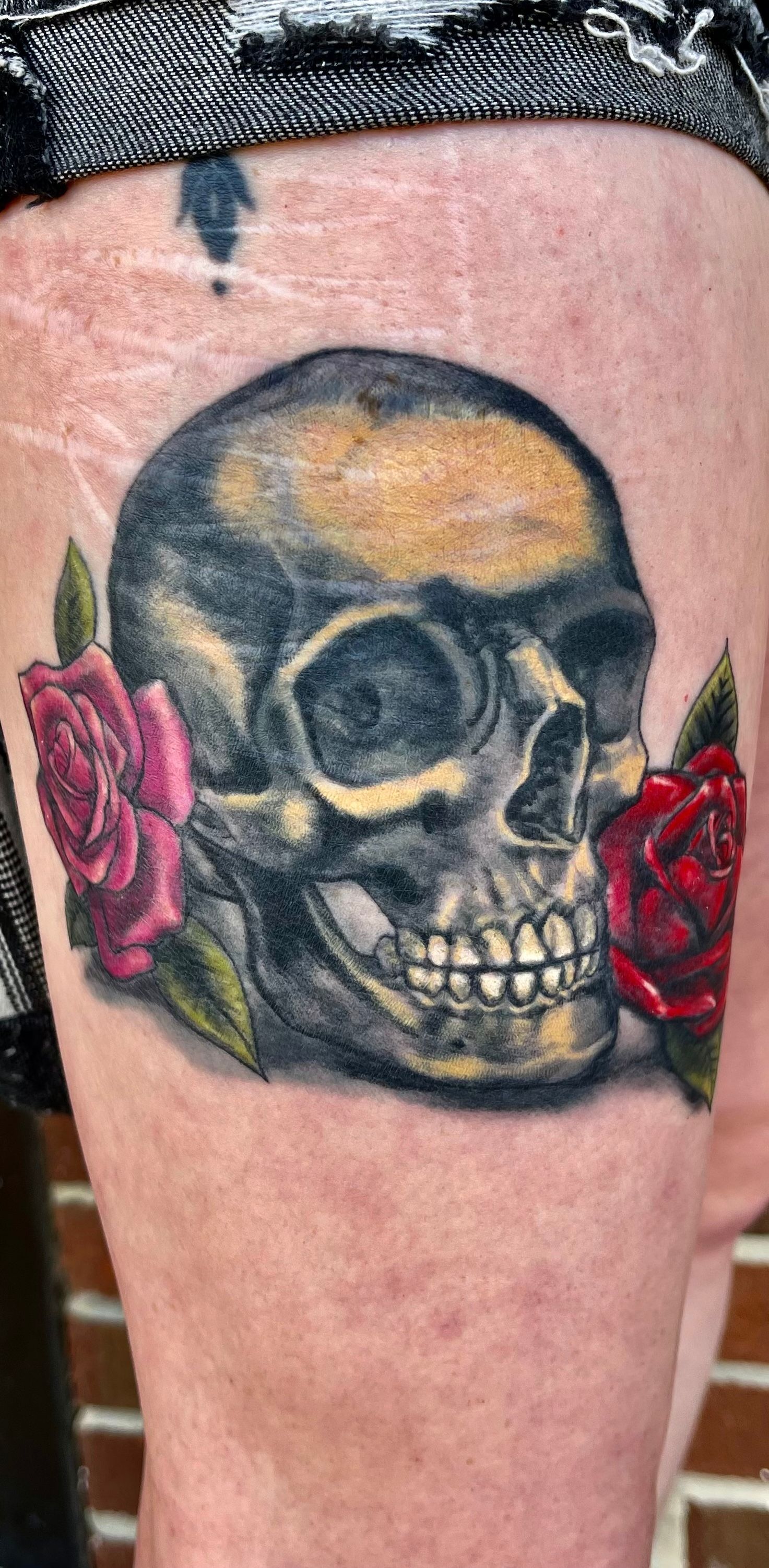 Skull Rose Tattoo