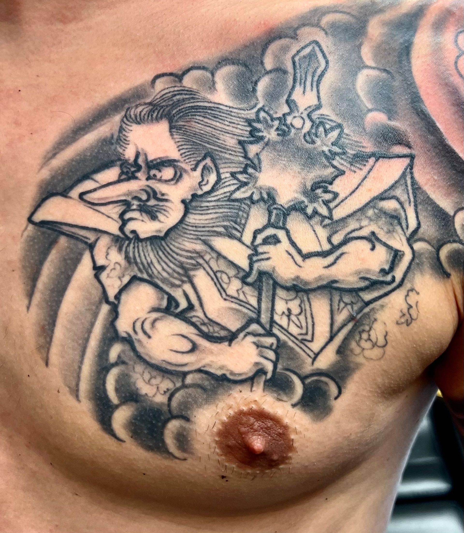 Tengu tattoo