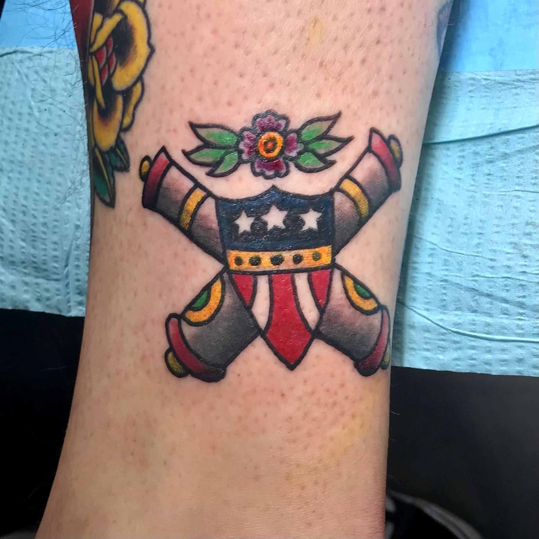 Artillery Patch Tattoo