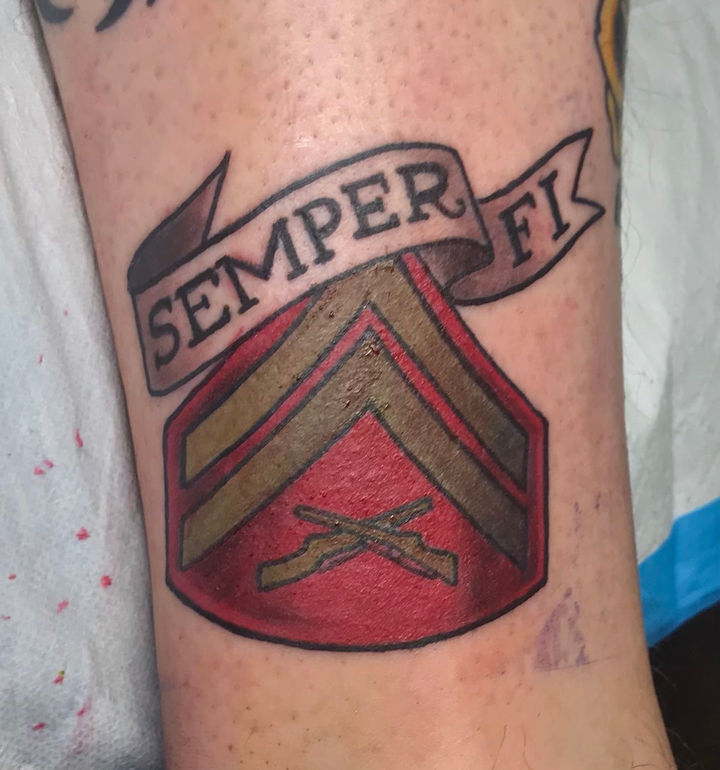 Marine Corp Tattoo
