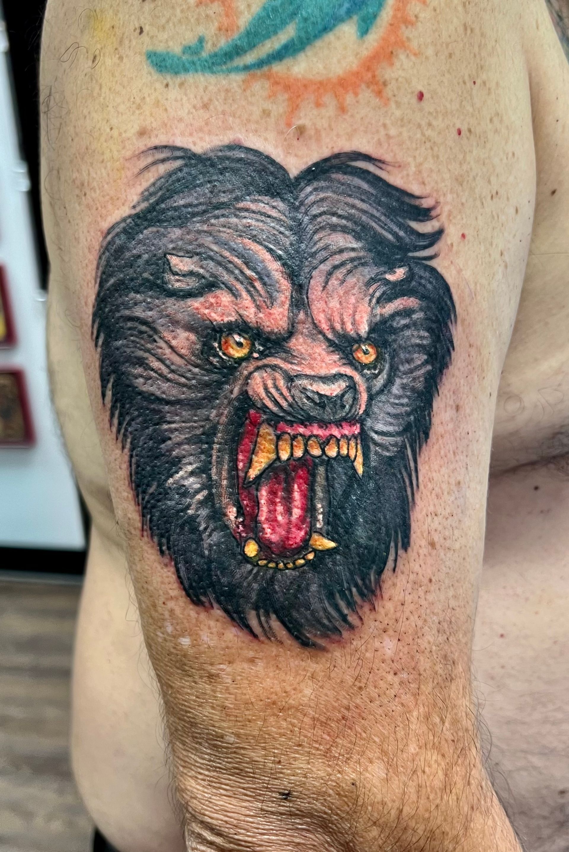 Werewolf tattoo