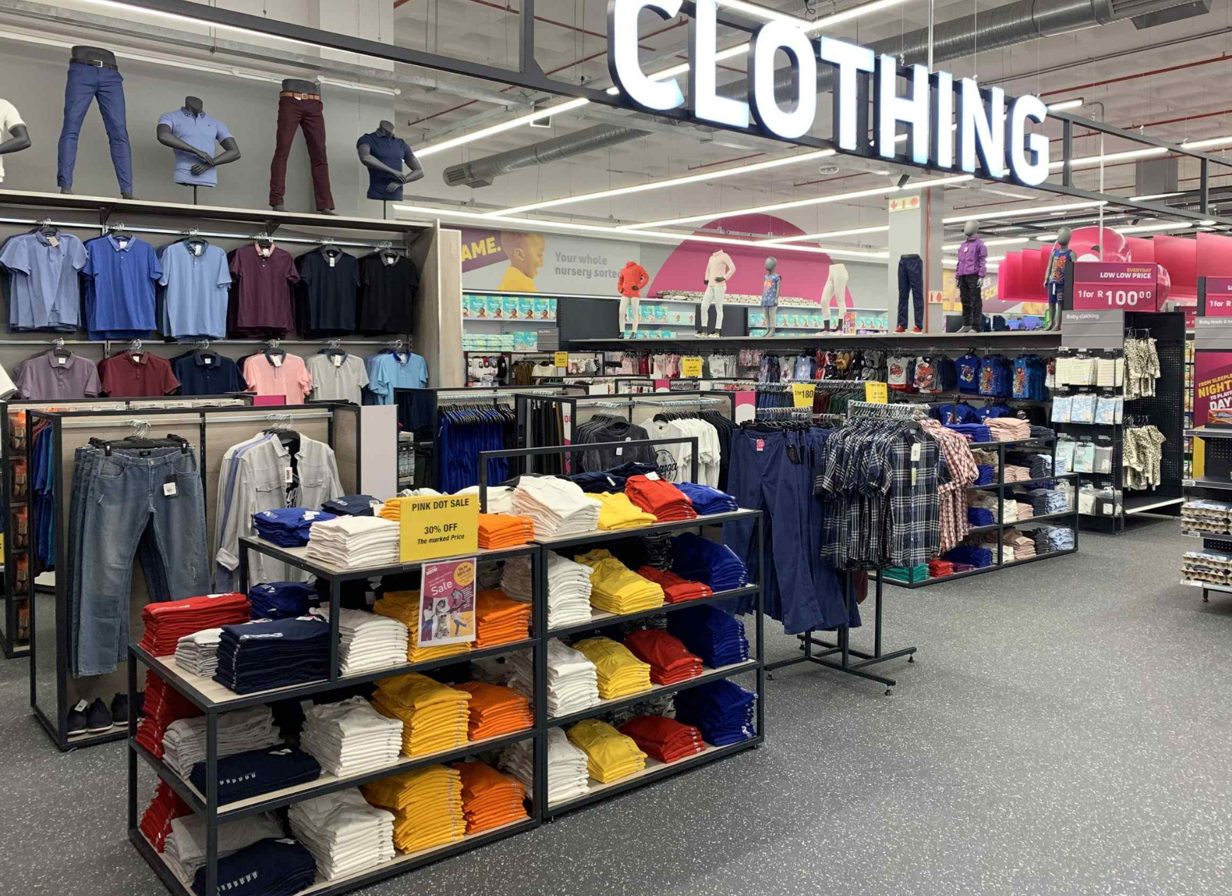 Clothing Fixture Stands