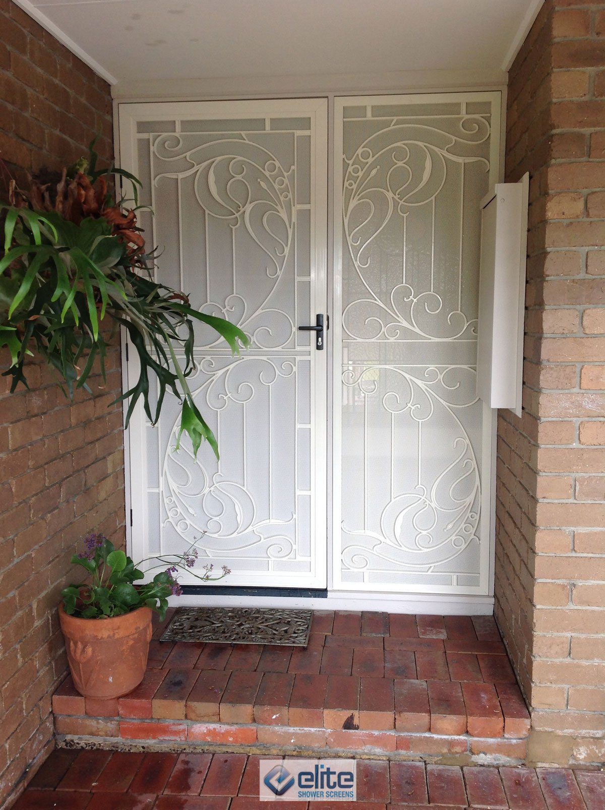 Security Door white new