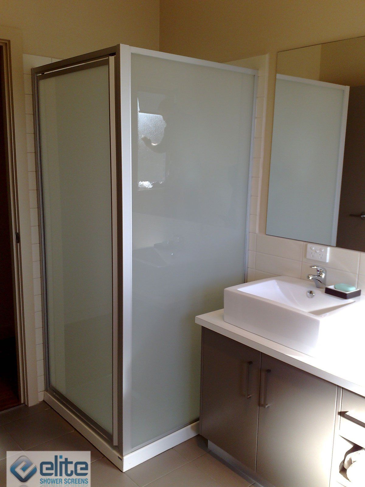 Fully Framed Pivot Showerscreen in Melbourne