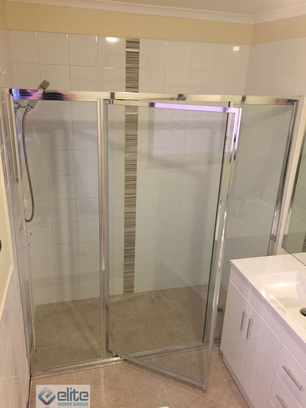 Fully Framed Pivot Showerscreens east