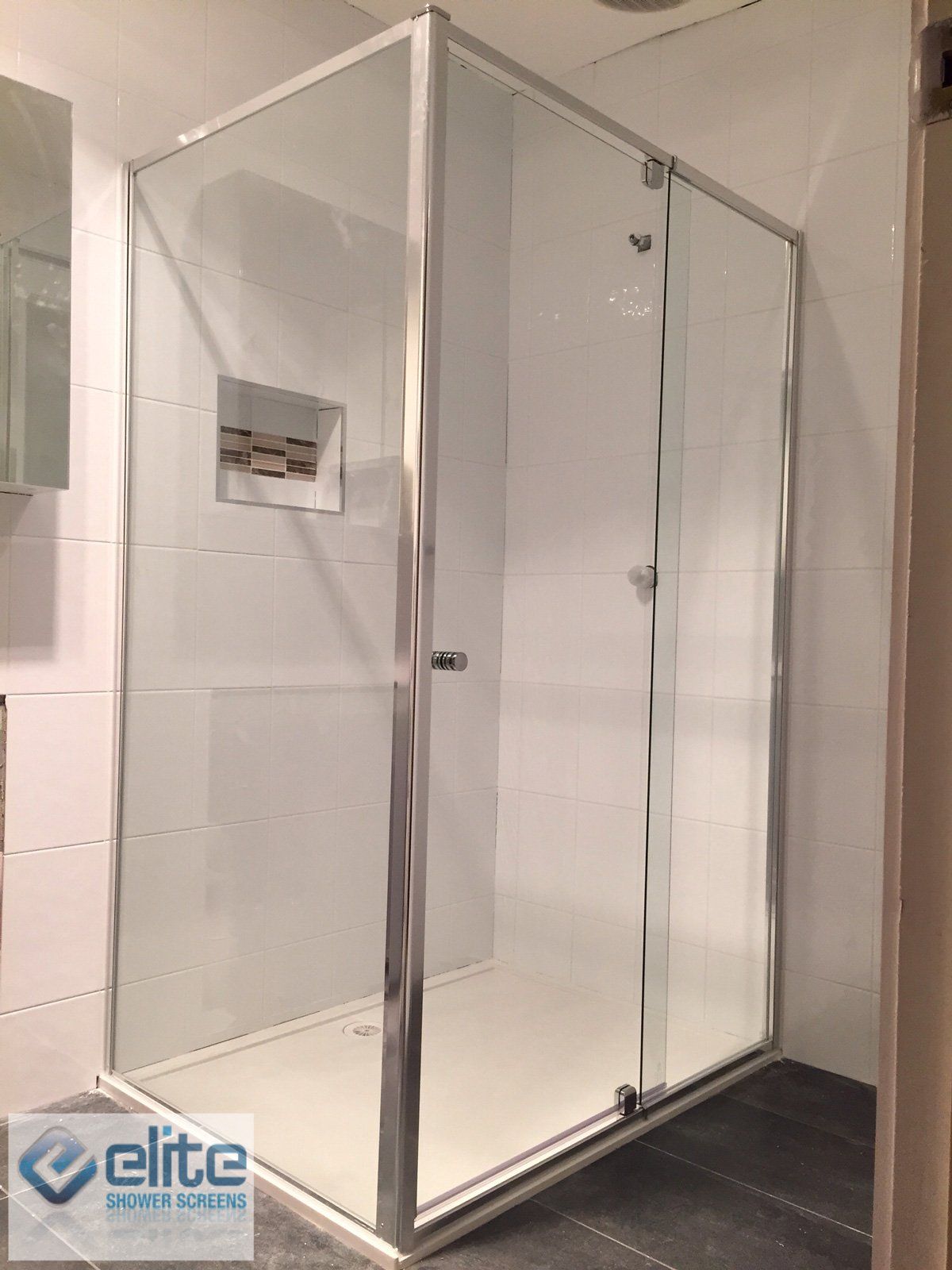 Optima Semi Framed Pivot Showerscreens